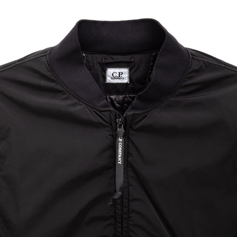 C.P. Company Nycra-R Bomber Jacket Black 999 15CMOW249A Degli Uberti